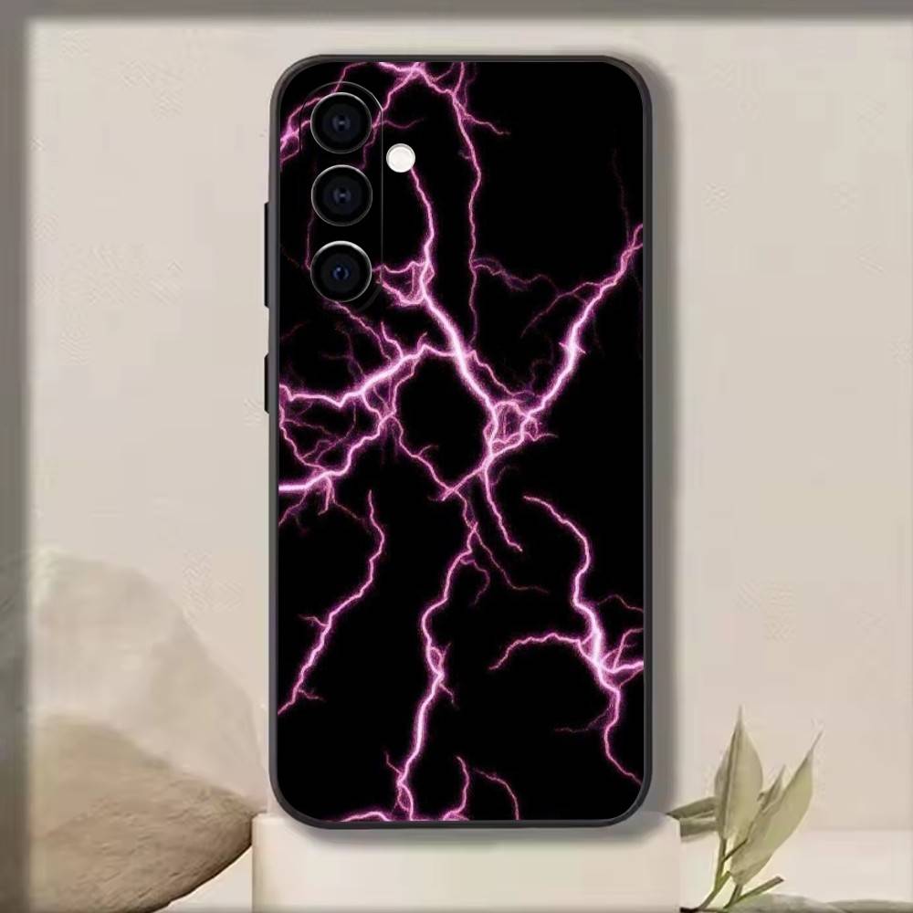 Cool lighting   Phone Case For Samsung Galaxy A73,A72,A71,A70,A53,A52,A51,Soft Silicone Black Cover