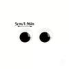 1Pair Self Adhesive Cute Huge Googly Eyes Fridge Wall Sticker Funny Large Black Plastic Eyes Sticker Diy Scrapbook Dolls Eyeball