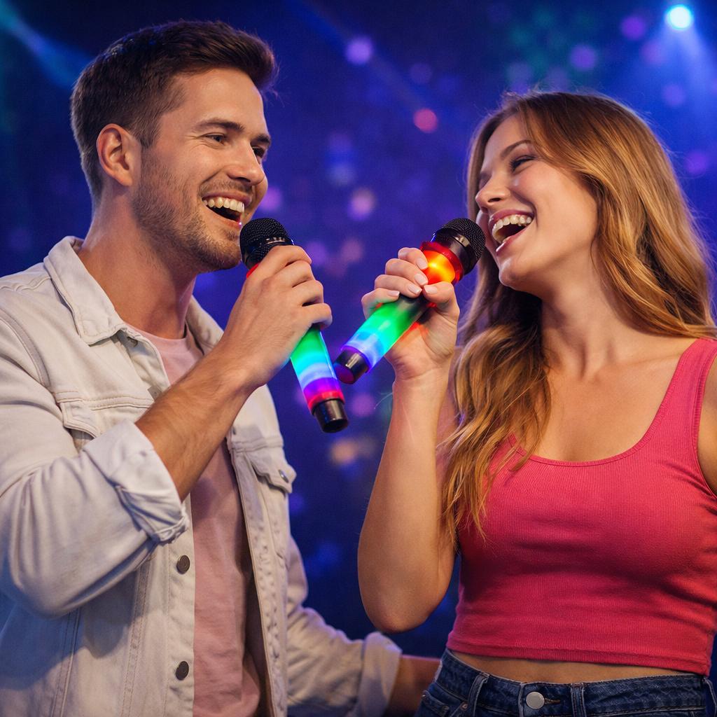 Wireless Microphone Set MusicMate MM-300 ColorVoice Duo