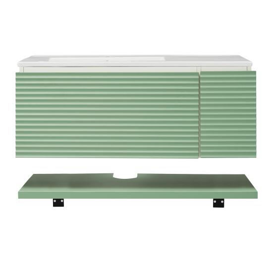 Bathroom Washbasin with Storing Tray Big Sink Wide Platform Large Storage Space Spacious Drawer Store Clothes Stable