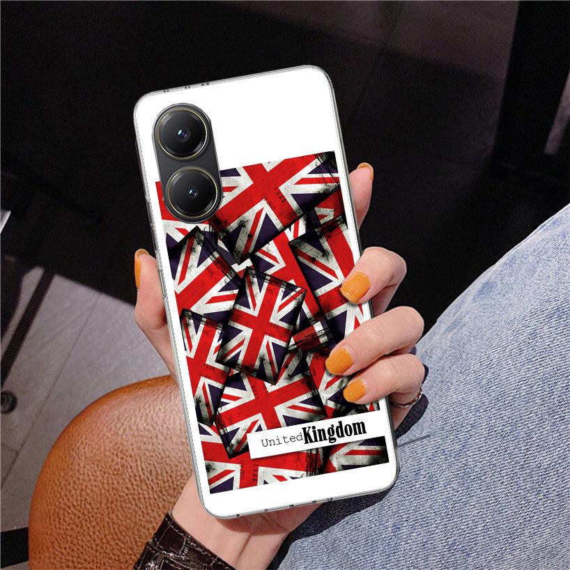 Union Jack England UK Flag Phone Case For Xiaomi Poco X7 X6 X5 Pro F7 Ultra Redmi 15C 15 13C 13 12C 12 10 10A 10C 9 9A 9C 9T Cov