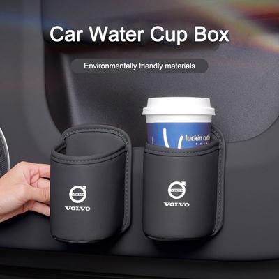 Car Door Cup Holder Auto Drink Rack Storage Bin Back Seat Cup Holder For XC40 XC60 XC70 XC90 C30 C70 S40 S80 S90 V40 V60