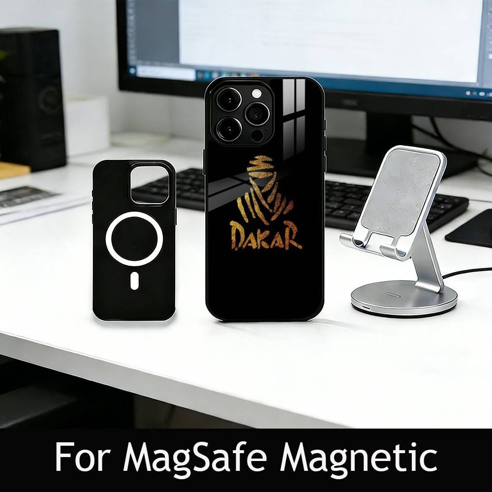 R-Rally X D-Dakar Style Phone Case For iPhone17,16,15,14,13,12,11 Plus,Pro Magnetic with Magsafe Wireless Charging