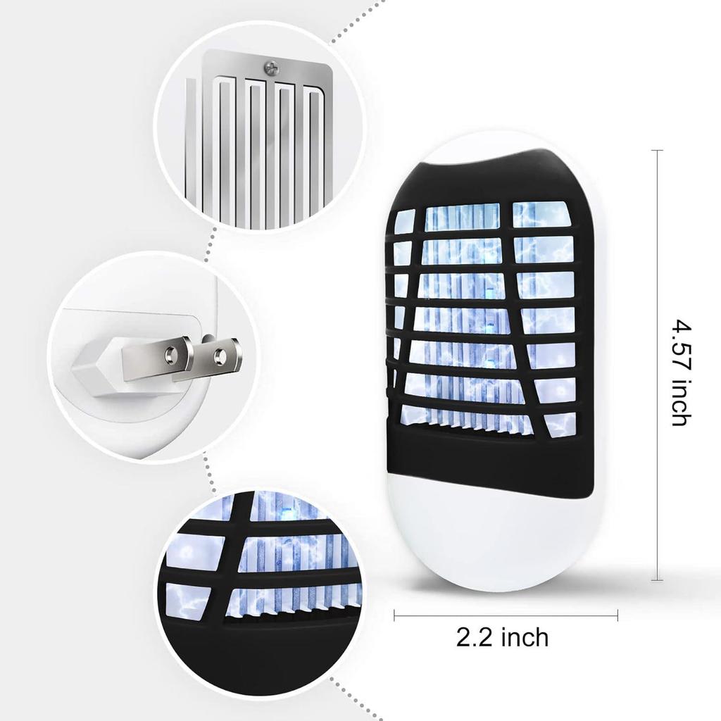 High Voltage Electric Mosquito & Insect Killer with Purple Light Attractant