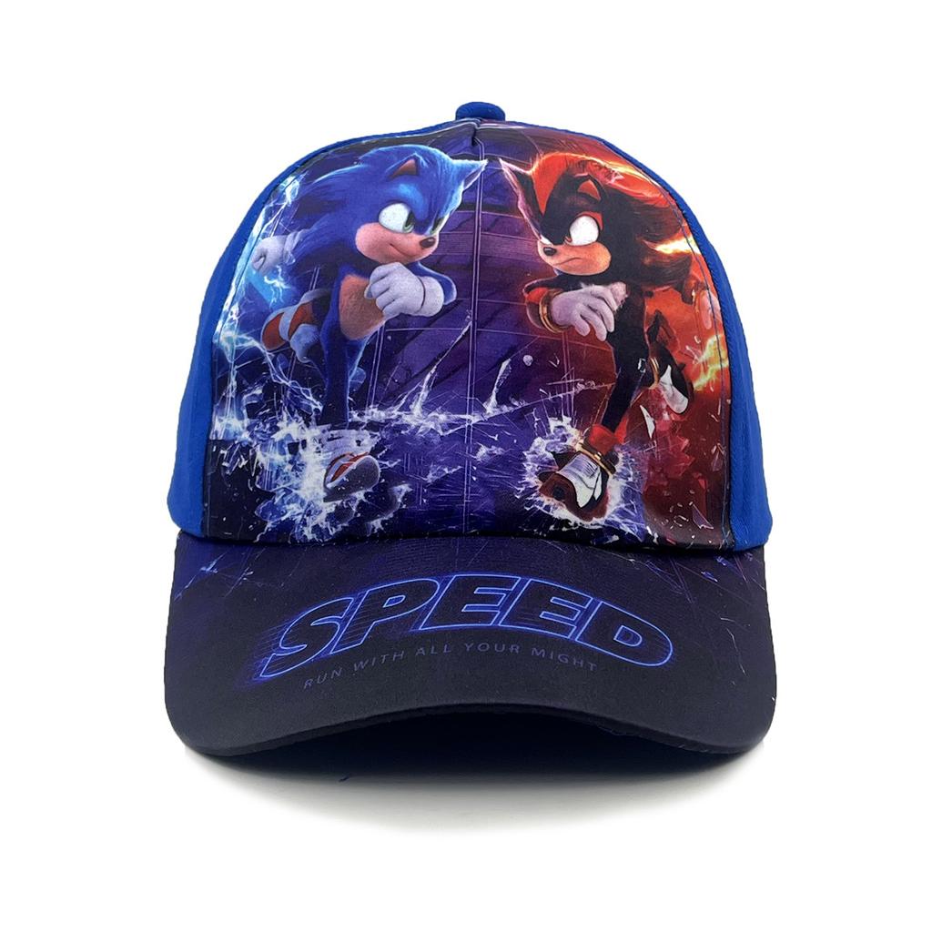Miniso Sonic The Hedgehog Cartoon Character Hat Children's Boys' and Girls' Baseball Cap Beak Hat