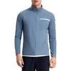 FILA Solid Color Stand Collar Knitted Sports Jacket Men jackets Blue A11M321507F-DB