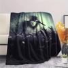 1 Stück Alien Erde Print Flanelldecke, Hohe Qualität, Bequem für alle Jahreszeiten, Heimdekoration, Wärme und Komfort, Perfekt für Weihnachtsgeschenke