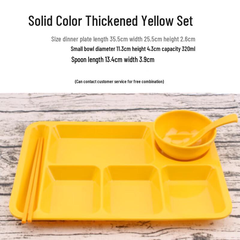 Melamine Divided Cafeteria Tray