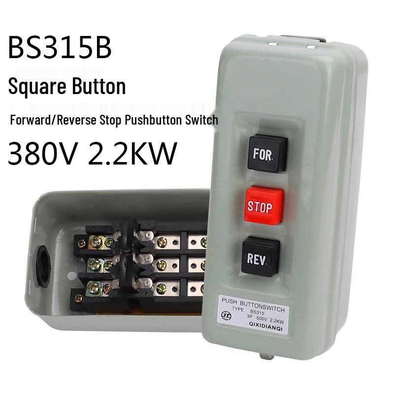 

TNHA2-315B 380В 2,2 кВт Трифазний Двигун Перемикач Кнопковий Пуск/Стоп/Реверс BS315