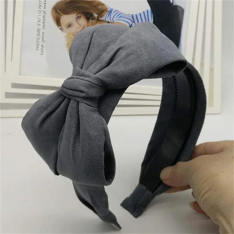 Arcote de Cabelo Sólido Para Mulheres Faixas de Cabelo Largas da Moda Faixas de Cabelo de Menina Arco de Cabelo Feminino Aro de Cabeça Acessórios de Cabelo