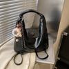 Casual large-capacity bag women's 2025 new versatile double shoulder high-end multi-purpose shoulder messenger bag