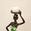 Ornamente decorative în stil african pentru oameni de culoare, decor creativ pentru acasă, artă de caracter, sculptură, meșteșuguri din rășină, ornamente