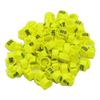 100 pcs Inner Diameter 12MM 14MM Pigeon Bird Plastic Clip Rings Pigeon colored foot ring No.1-100 Poultry Leg Bands