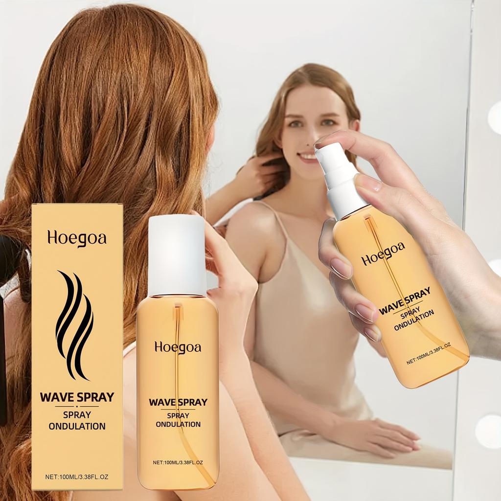 100ml Curl Defining Spray - Daily Styling Texture Mist for Natural Hold and Voluminous Curls | Effortless Hairstyling, Travel-Friendly