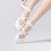 Lace Trim Bias-cut Ankle Socks Cross Strap Pilates Socks Gifts Yoga Socks  Dance Fitness