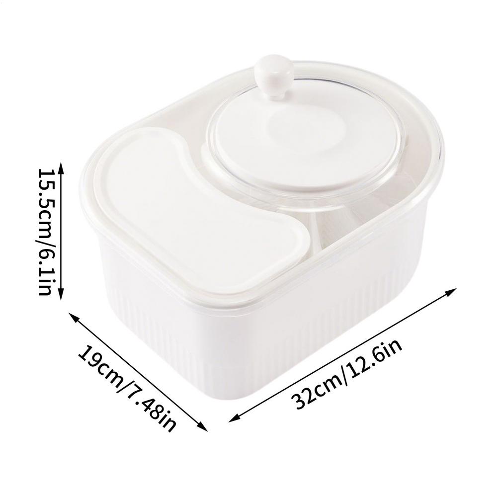 

Fruit Cleaner Spinner Rotating Hand-Crank Fruit Washer Multifunctional Potato Scrubber with Lid Household Salad Washing Tool for білий