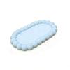 New 3D Printing Beaded Jewelry Tray Portable Oval Desktop Storage Plate Ring Bracelet Organizer Home Decorative