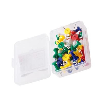 35x Push Pin Set - Wide Application Durable Convenient ABS Multicolor Painting Cork Pin Decorative Map Pin Maps Push Pin