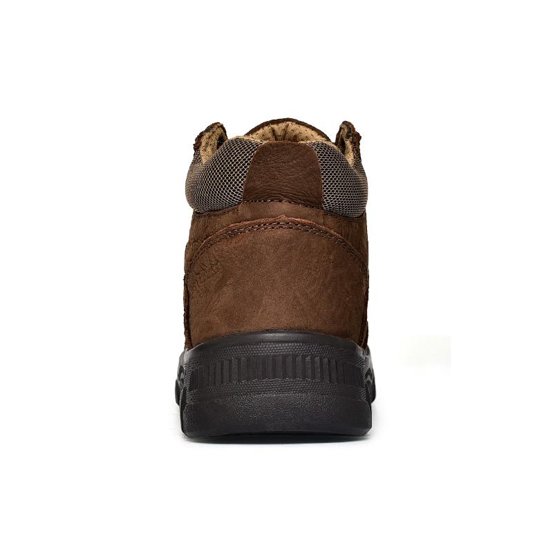 Pánské boty z pravé kůže Vodotěsné outdoorové pánské boty Pohodlné pánské vycházkové turistické boty