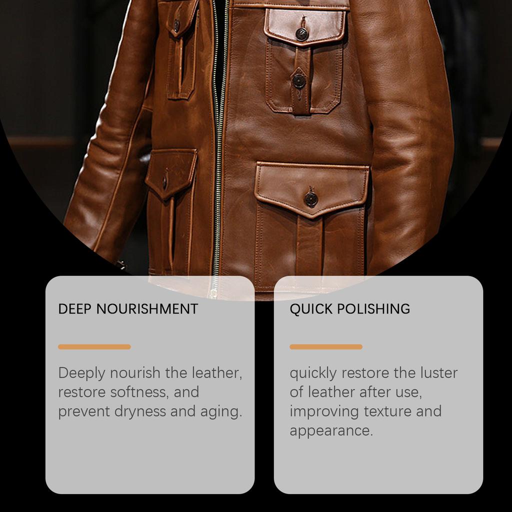 JAKEHOE Olejek do Pielęgnacji Skóry w Sprayu Skórzana Sofa Buty Skórzana Kurtka Usuwanie Plam Konserwacja Renowacja Pielęgnacyjny Olejek