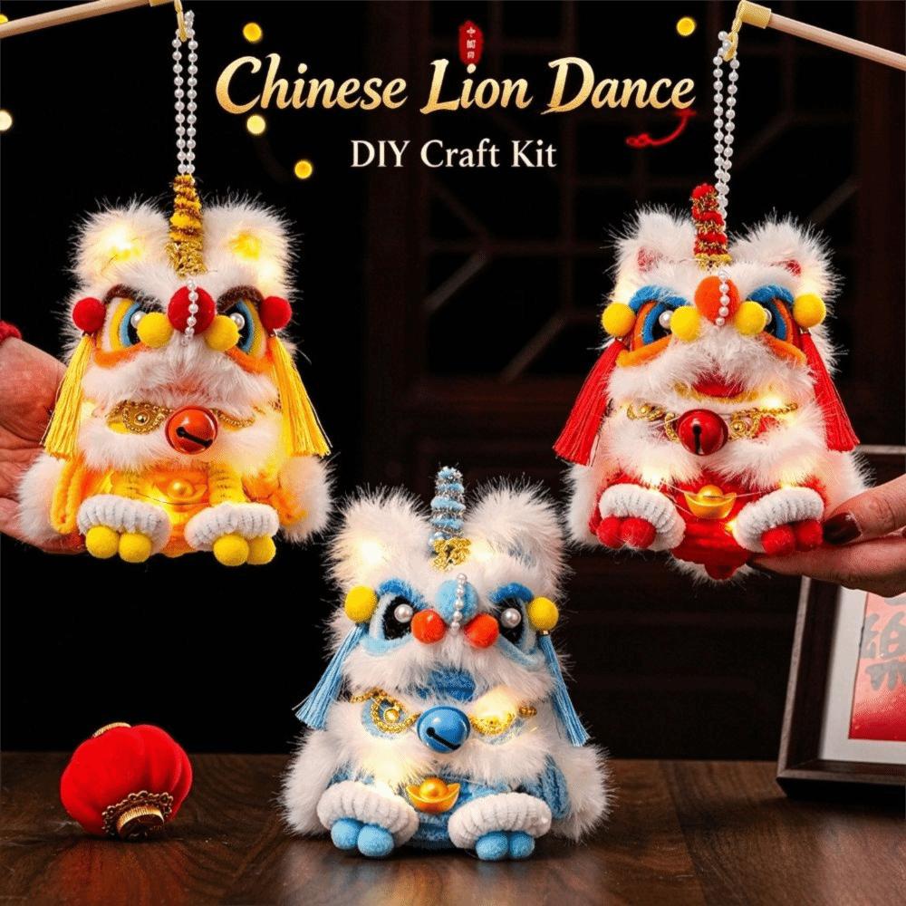 Ancient Style Handheld Lantern Waterproof Portable Lantern Lion Dance Lantern  Spring Celebration