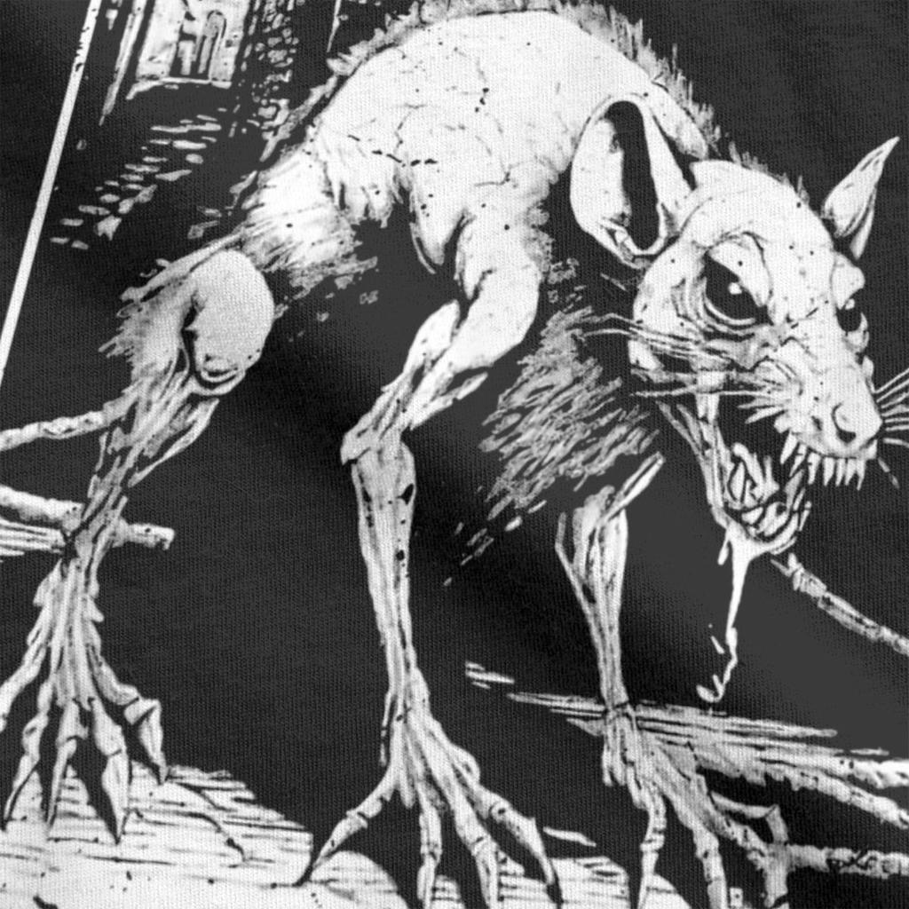 Black Death European Tour T Shirt for Men Pure Cotton Awesome T-Shirts Round Neck Tees Short Sleeve Tops Printing