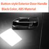 Car Touch/Button Exterior Door Handle In Carbon Fibre Black ABS Material For KIA TASMAN 2025-2026 Left-hand Drive Exterior Trim