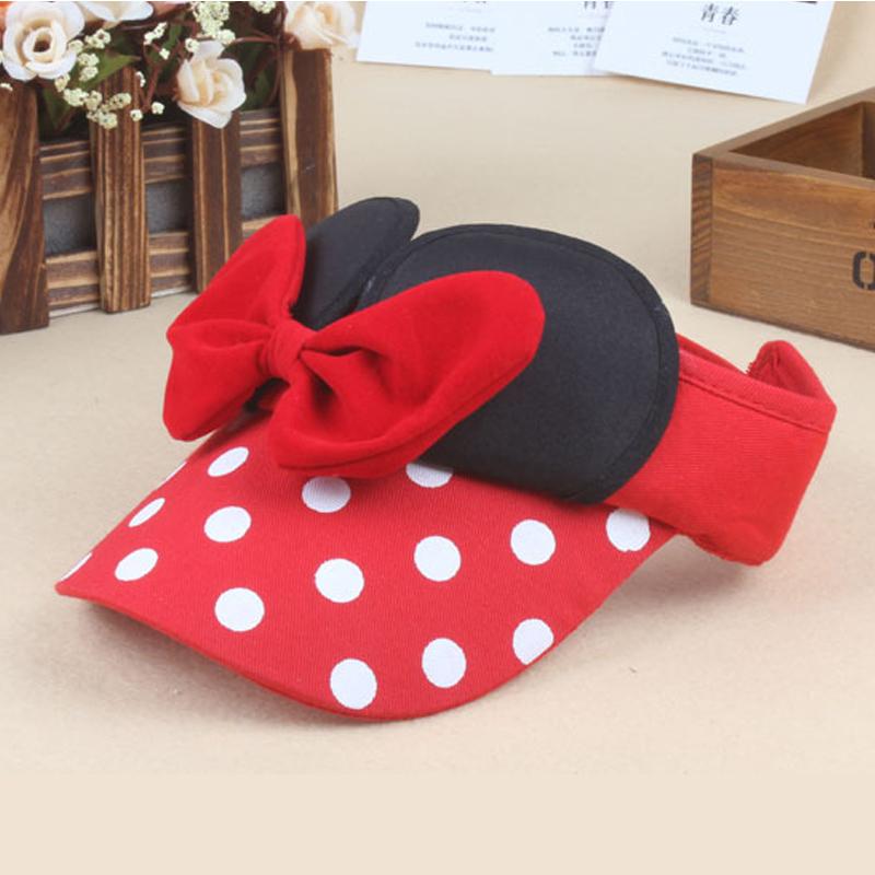 Children Hat Cute Bow Sunscreen Empty Top Hats for Girls Summer Outdoor Sun Protection Visor Hat Girl's Gifts