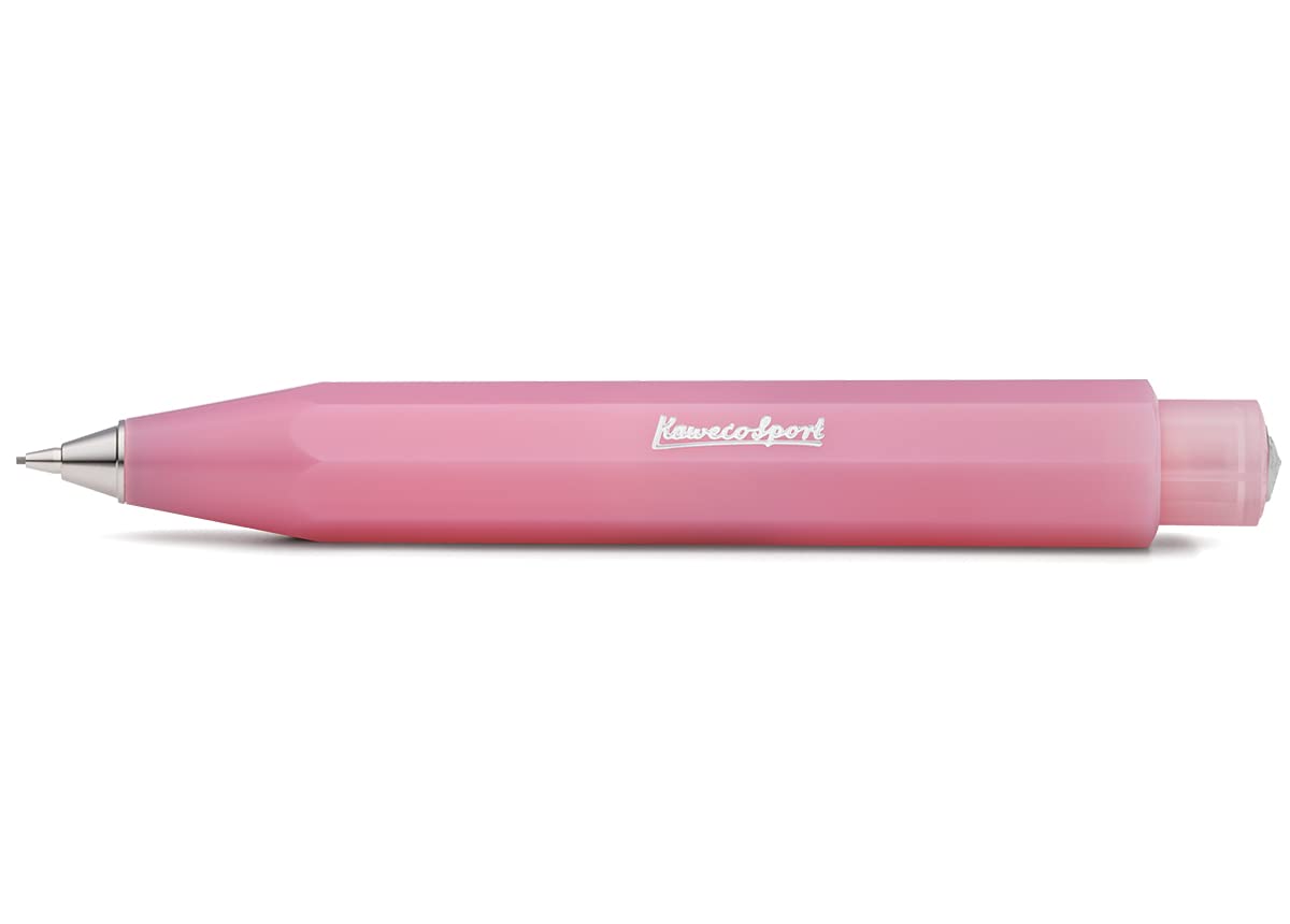 

Механический карандаш Kaweco Frosted Sport 0,7 мм – Розовый питайя, Компактный немецкий дизайн, Карманный пишущий инструмент (FRSP-BP)