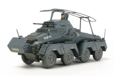 Tamiya 1/48 Military Miniature Series No. 74 German Army 8-Wheeled Armored Vehicle Sd.Kfz.232 Plastic Model 32574