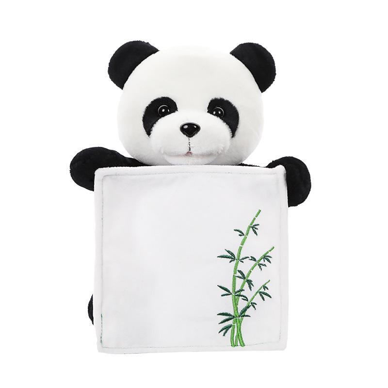 Interactive Singing Peek-a-boo Panda: Educational Plush Toy with Remote Control