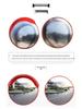 Wide-Angle Road Corner Traffic Mirror - Large Round Convex Reflective Mirror for Intersections