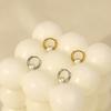 Korean Light Luxury Retro Round Pearl Earrings, High-End Medical 316 Simple And Versatile Temperament Earrings, Earrings, Earrings.