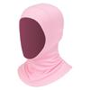 Elegant Ice Silk Women Hijab Scarf Neck Protection Sun Protection Instant Hijab Solid Color Spandex Prayer Hijab Lady