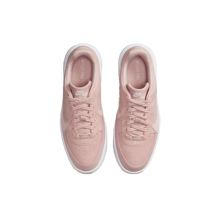 Nike Air Force 1 PLT.AF.ORM Pink Oxford Women Sneakers White Light-Soft-Pink DJ9946-602