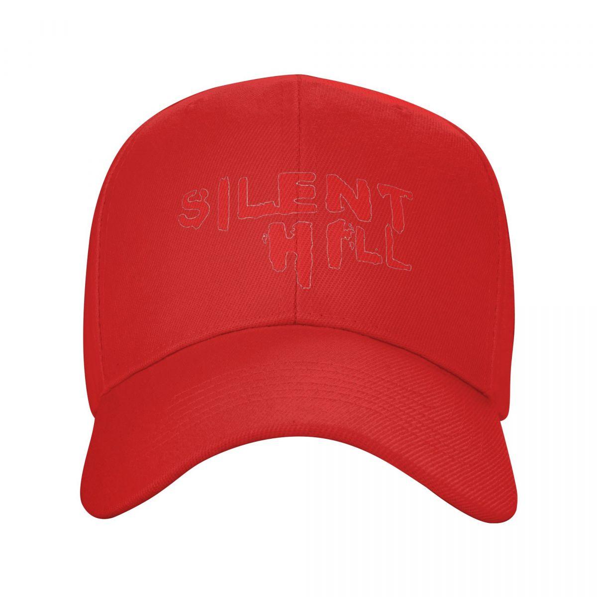 

Кепка с логотипом игры Silent Hill Модная повседневная бейсболка Регулируемая шляпа Хип-хоп Летние Унисекс Бейсболки One Size