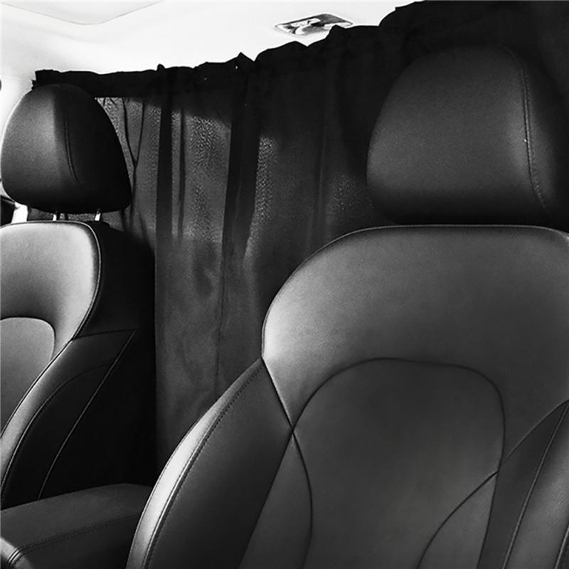 Car Divider Curtains Front Rear Partition Sun Shade-privacy Travel Interior Sunshade Shades