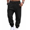 Pantaloni da Jogging Casual Americani da Uomo, Monocolore, per Palestra, Fitness, Allenamento