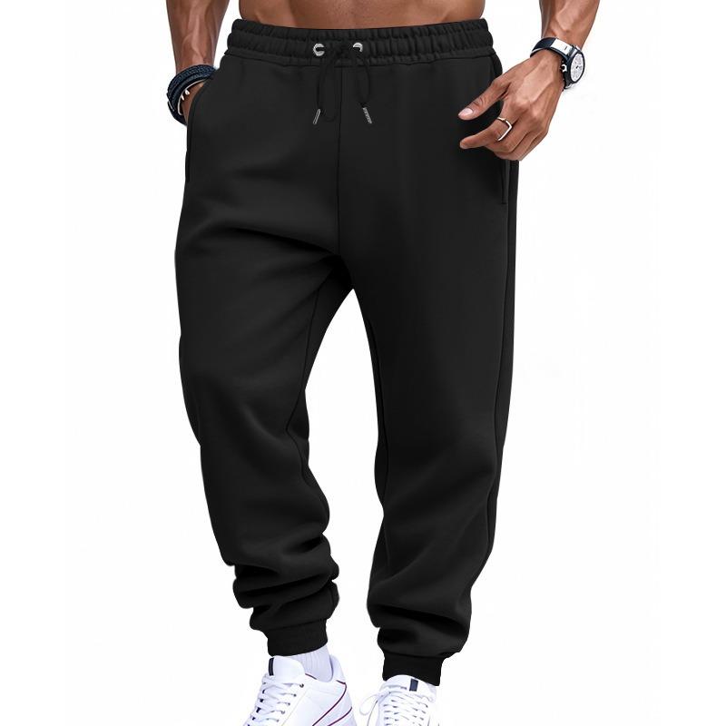 Pantaloni da Jogging Casual Americani da Uomo, Monocolore, per Palestra, Fitness, Allenamento