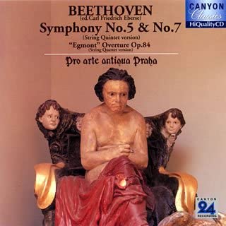 

CD PRO ARTE ANTIQUA PRAGUE; BEETHOVEN - Beethoven: Symphony Nos. 5 & 7 & Eg Japan ObiClassical Used