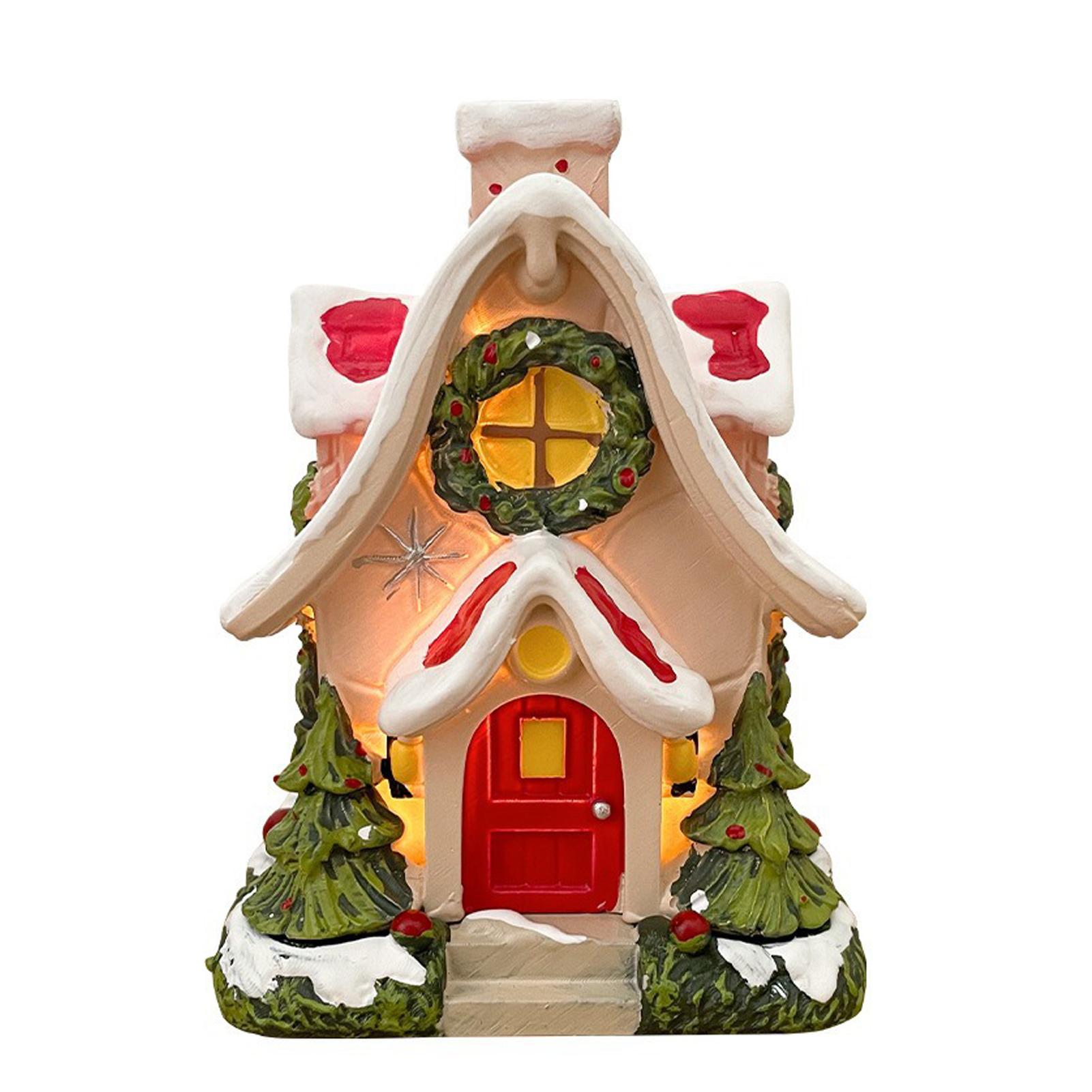 Christmas Festive Resin For High Temperatures Resin Snow House Resin Realistic Festive Christmas Christmas Cabin Burner