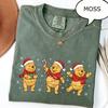 Comfort Colors® Winnie The Pooh Christmas T-Shirt, Christmas Pooh Shirt, Christmas Gift, Christmas Shirt, Cute Pooh Xmas Tee
