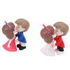 Romantische Paare DIY Miniaturfigur Gartendekoration Puppenhaus Mikro-Landschaft