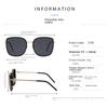 Oversize Square Sunglasses Women Men Retro Vintage Big Frame UV400 Protection Fashion Sun Glasses Black