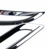 Chrome 2PCS Rear Fog Lamp Light Cover Trim For Tesla Model Y 2020 2021 2022