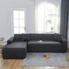 Housses de canapé de couleur unie pour salon, en Spandex, élastiques, modernes, tout compris, housse de chaise, protection de meubles