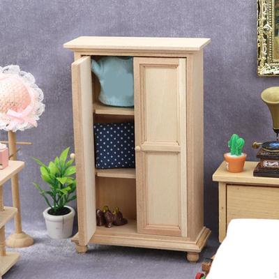 1:12 Maßstab Puppenhaus Schrank Mini Display Simulierter Miniatur Schrank für Geschenk Lebensszene
