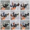 Reiki Healing Gemstones Natural Crystal Butterfly Fairy Figurine Metal Stand Handcrafted for Gift Decoration