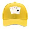 Four Aces Poker Card Fan Hip Hop Hat Fashion Outdoor Sports Sandwich Baseball Cap