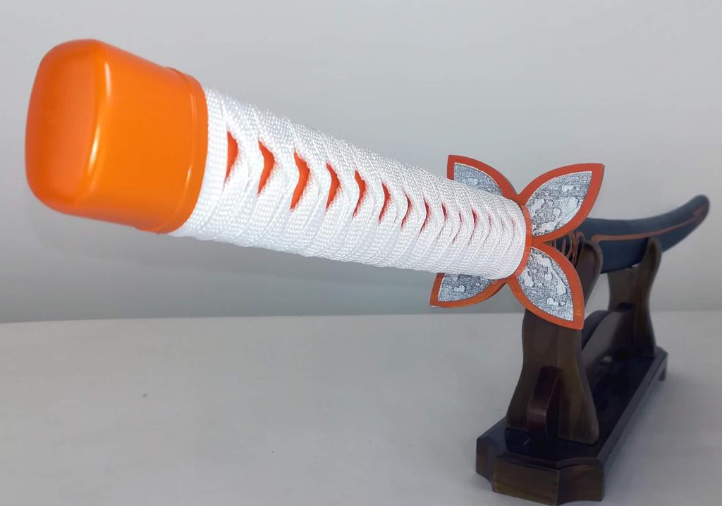 Wooden replica Nichirin sword, Kocho Shinobu, Demon Slayer, cosplay, interior decoration, Japanese sword, katana, weapon, S338